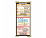 WhiteCoat Clipboard® Trifold - Tactical Brown Respiratory Therapy Edition